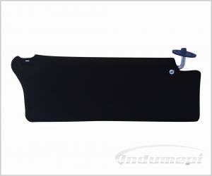 QUEBRA-SOL FORD ESCORT ATÉ 1986 PRETO/GELO LADO PASSAGEIRO 