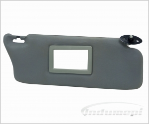 QUEBRA-SOL FORD APOLLO 1990 ATÉ 1992 CINZA/PRETO COM ESPELHO LADO PASSAGEIRO 