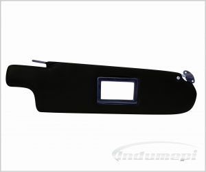 QUEBRA-SOL VW KOMBI CLIPPER 1976 EM DIANTE PRETO/BRANCO COM ESPELHO LADO PASSAGEIRO