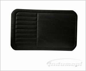 REVESTIMENTO PORTA DIANTEIRA FORD F-1000 1979 ATÉ 1998 PRETO COM FURO PARA BOLSA - PAR