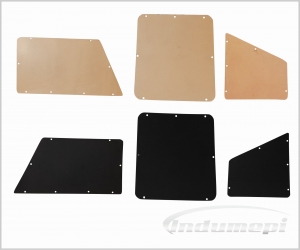 REVESTIMENTO SALÃO FIAT FIORINO FURGÃO 1987 ATÉ 1996 PRETO - 6 PEÇAS 