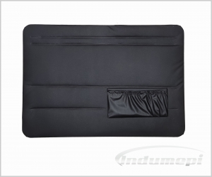 REVESTIMENTO PORTA DIANTEIRA VW FUSCA ATÉ 1977 PRETO COM BOLSA - PAR
