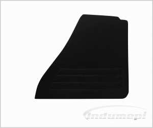 REVESTIMENTO LATERAL TRASEIRA VW BRASÍLIA  ATÉ 1977 PRETO - PAR