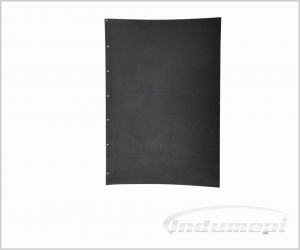 REVESTIMENTO LATERAL TRASEIRA ESQUERDA VW KOMBI 1998 EM DIANTE PRETO - PEÇA